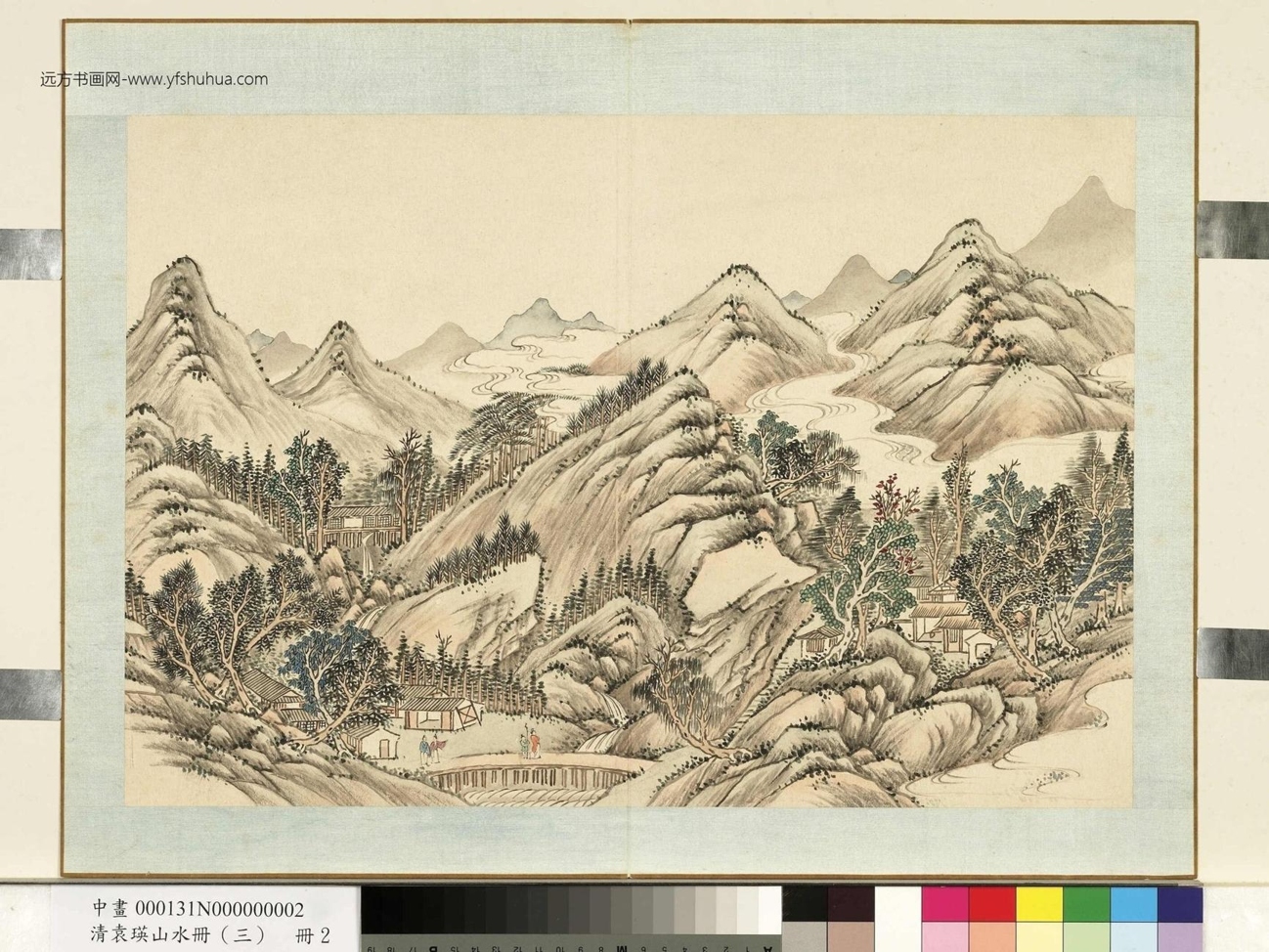 清_袁瑛_山水（三）册_ (3)