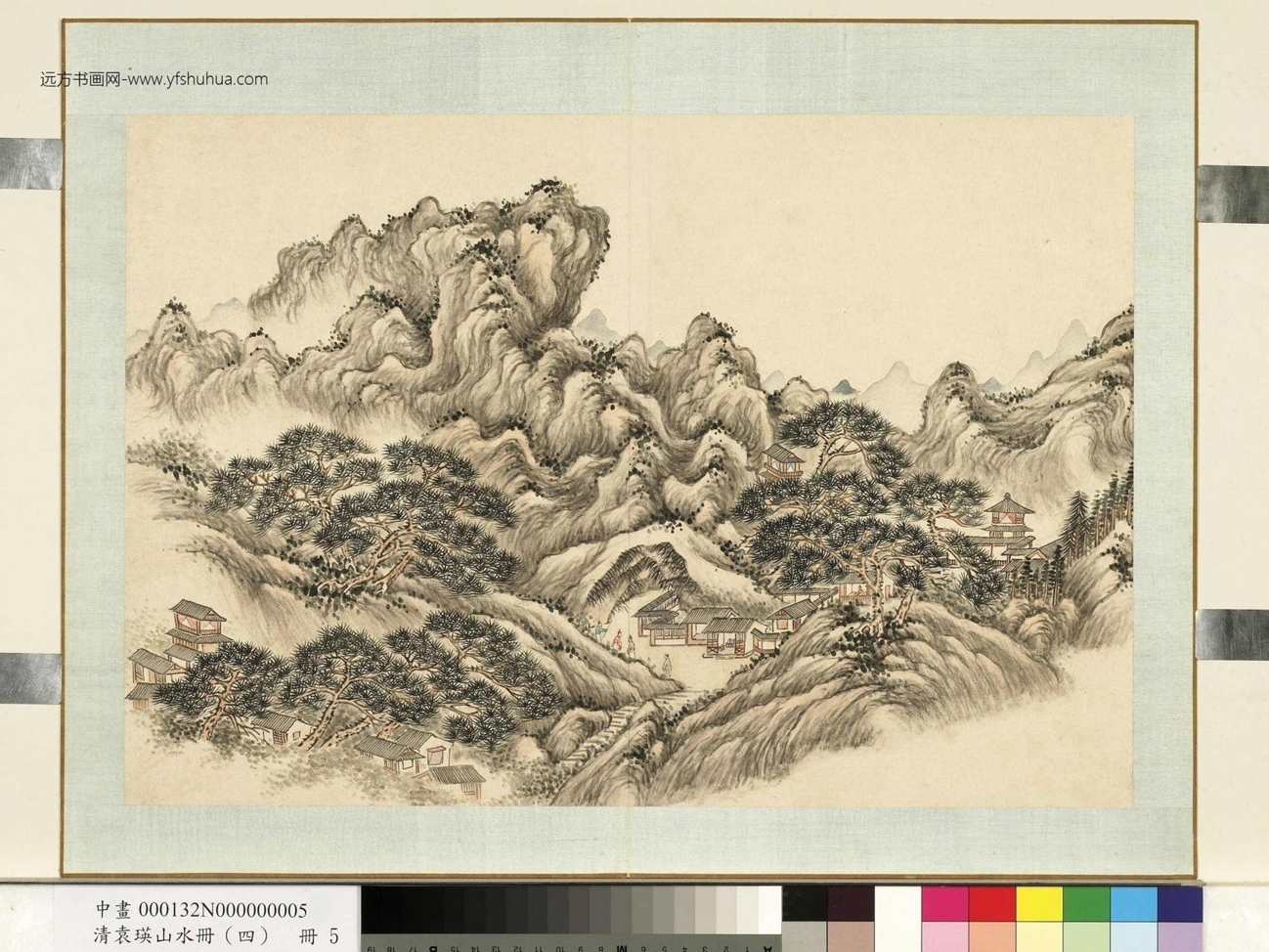 清_袁瑛_山水（四）册_ (6)