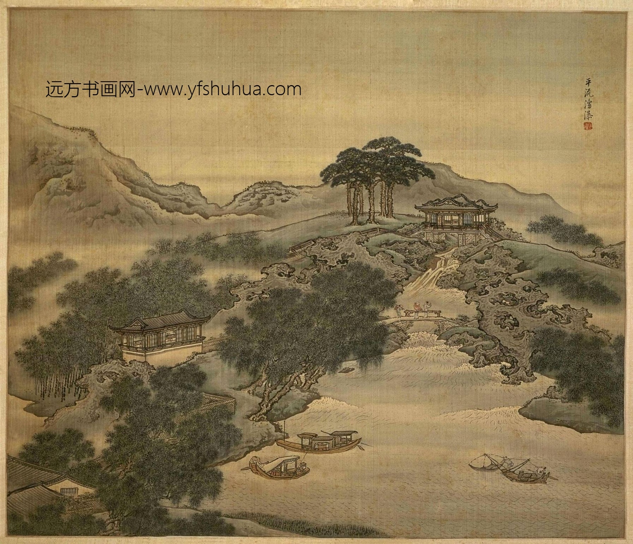 清_袁耀_扬州四景图_3 清_袁耀_扬州四景图_3
