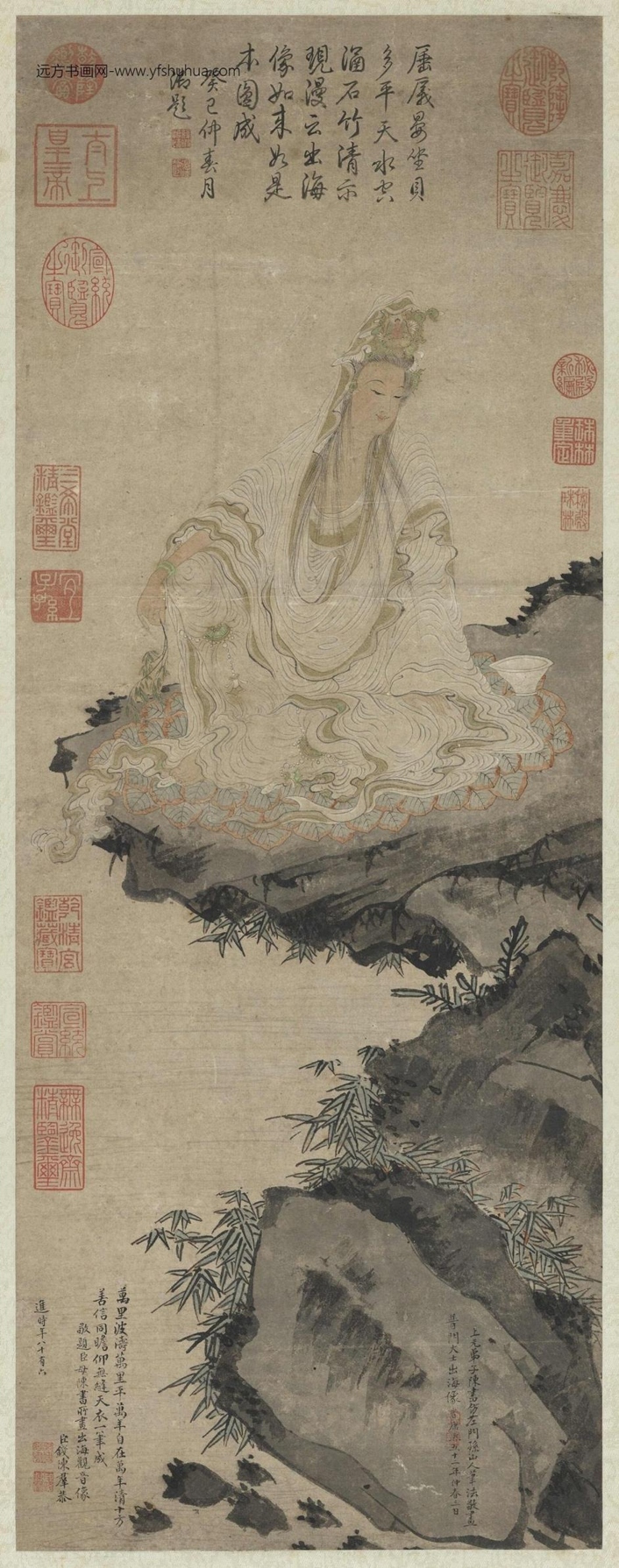 清_陈书_出海大士像