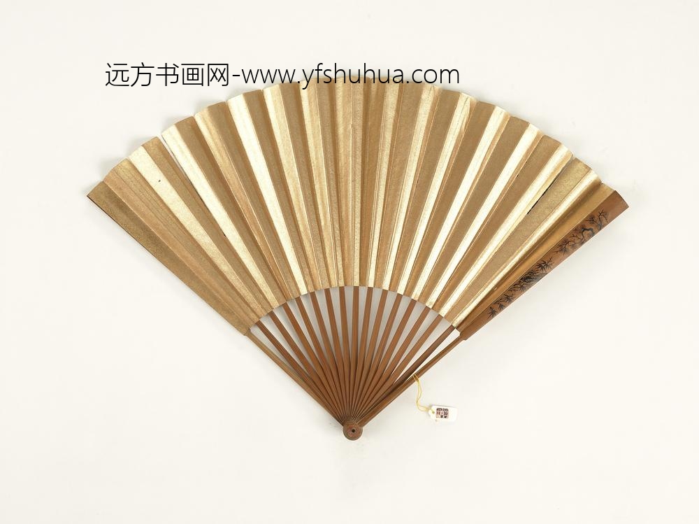 清李世倬山水成扇_ 清李世倬山水成扇_
