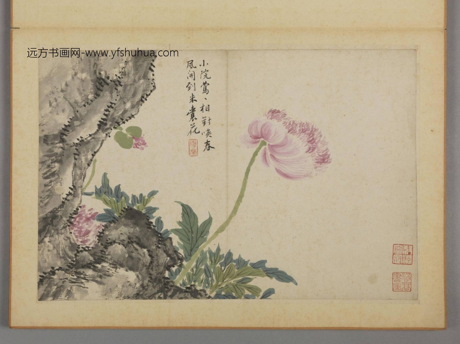 清-蔡嘉花卉图册-新00184230-5-12 清-蔡嘉花卉图册-新00184230-5-12