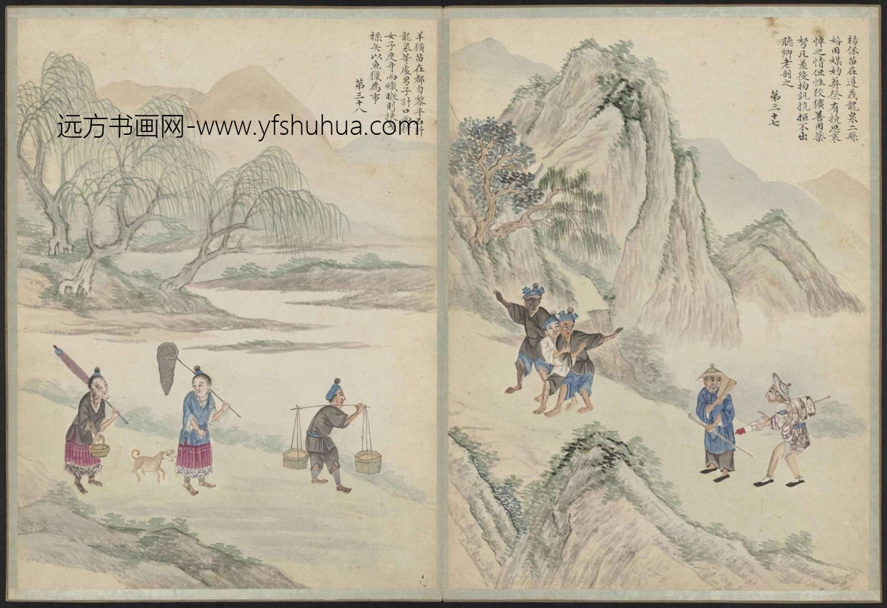 清_佚名_少数民族生活习俗画册-1_14 清_佚名_少数民族生活习俗画册-1_14