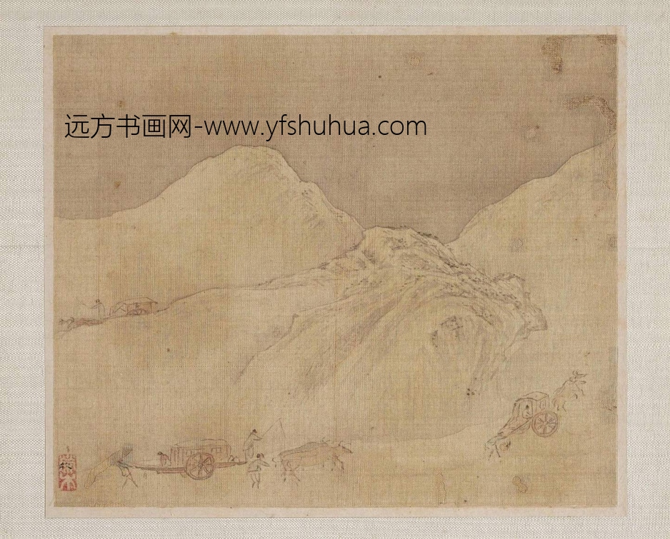 清_叶欣_山水册页（四季图）_1
