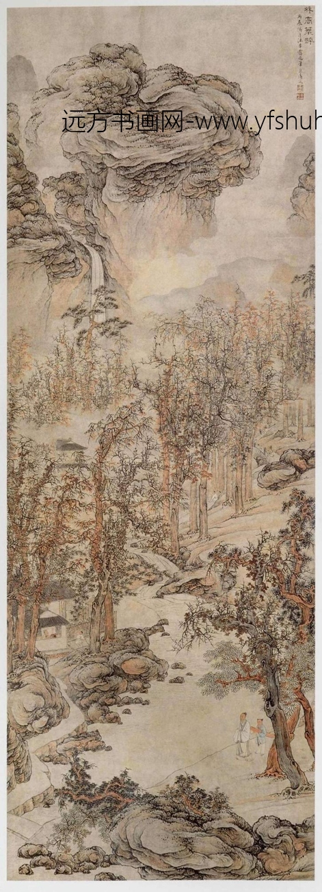 清_吴定_秋高叶醉图