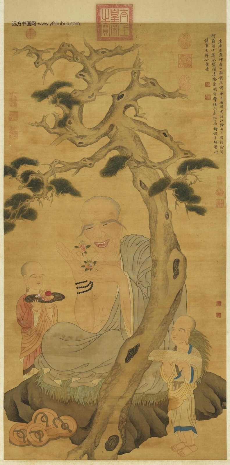 清_周禧_罗汉（庚）图