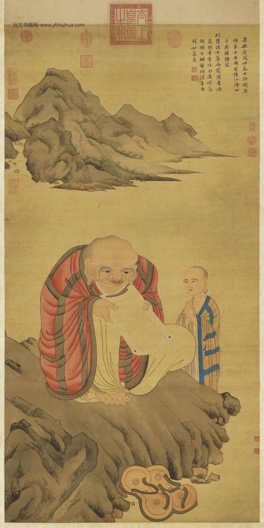 清_周禧_罗汉（甲）轴