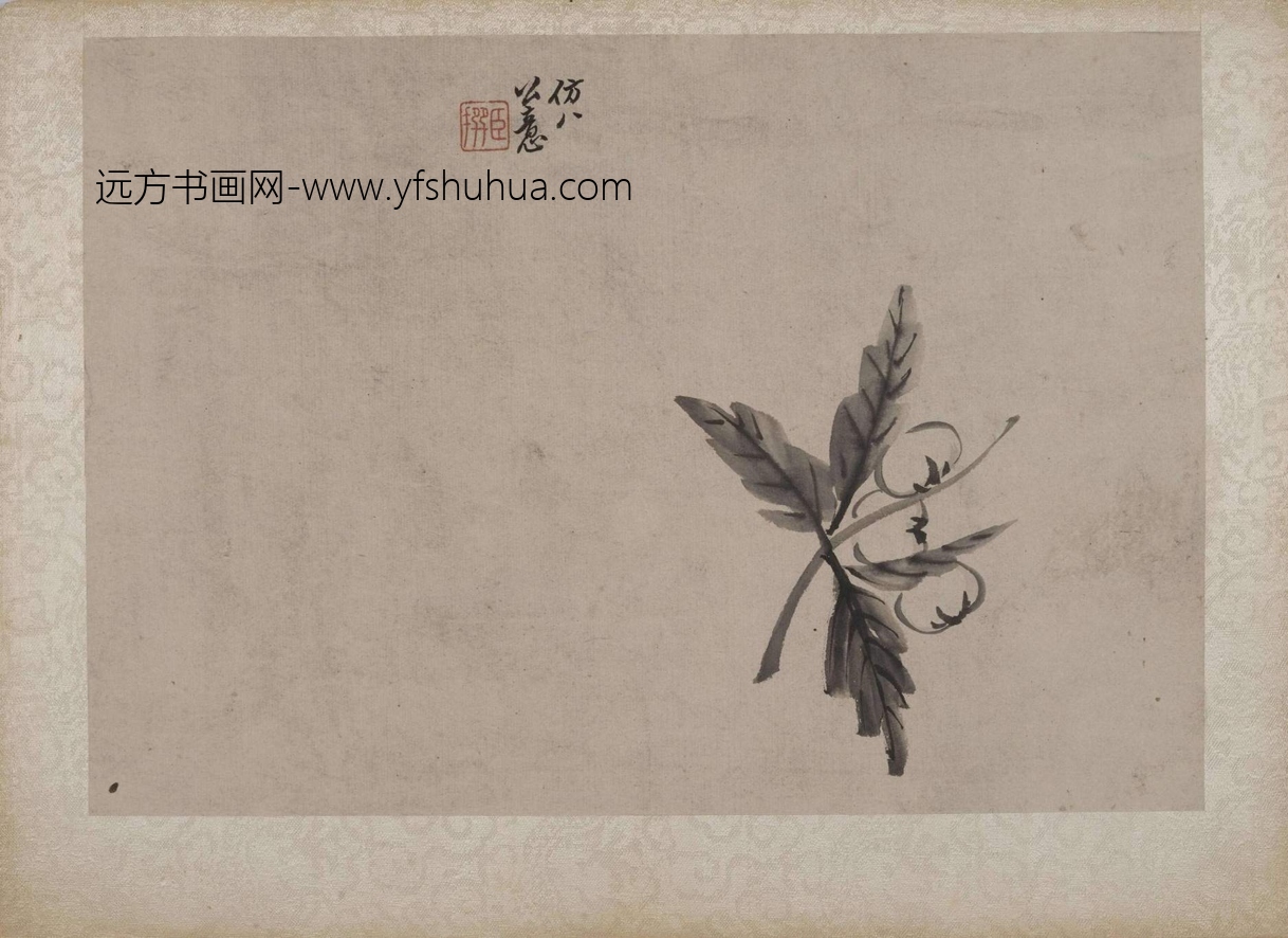 清_陈撰_花卉册_4 清_陈撰_花卉册_4