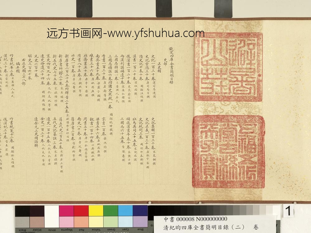 清纪昀钦定四库全书简明目录（史部）卷_