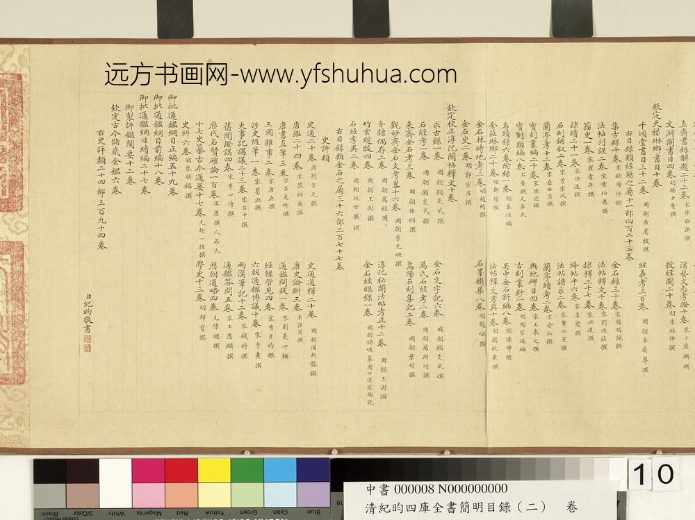 清纪昀钦定四库全书简明目录（史部）卷_