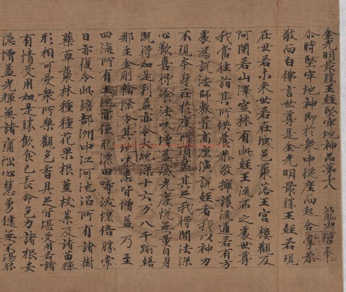 05584-金光明最勝王經_(唐)釋義淨譯_唐人寫卷子本0