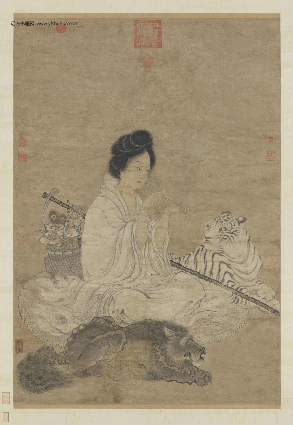 元_佚名_仙女轴