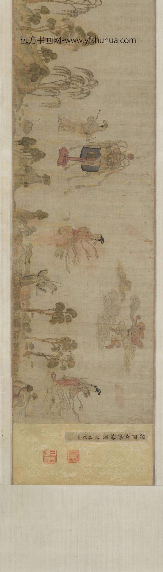 南宋_佚名_摹顾恺之洛神赋图_4 南宋_佚名_摹顾恺之洛神赋图_4