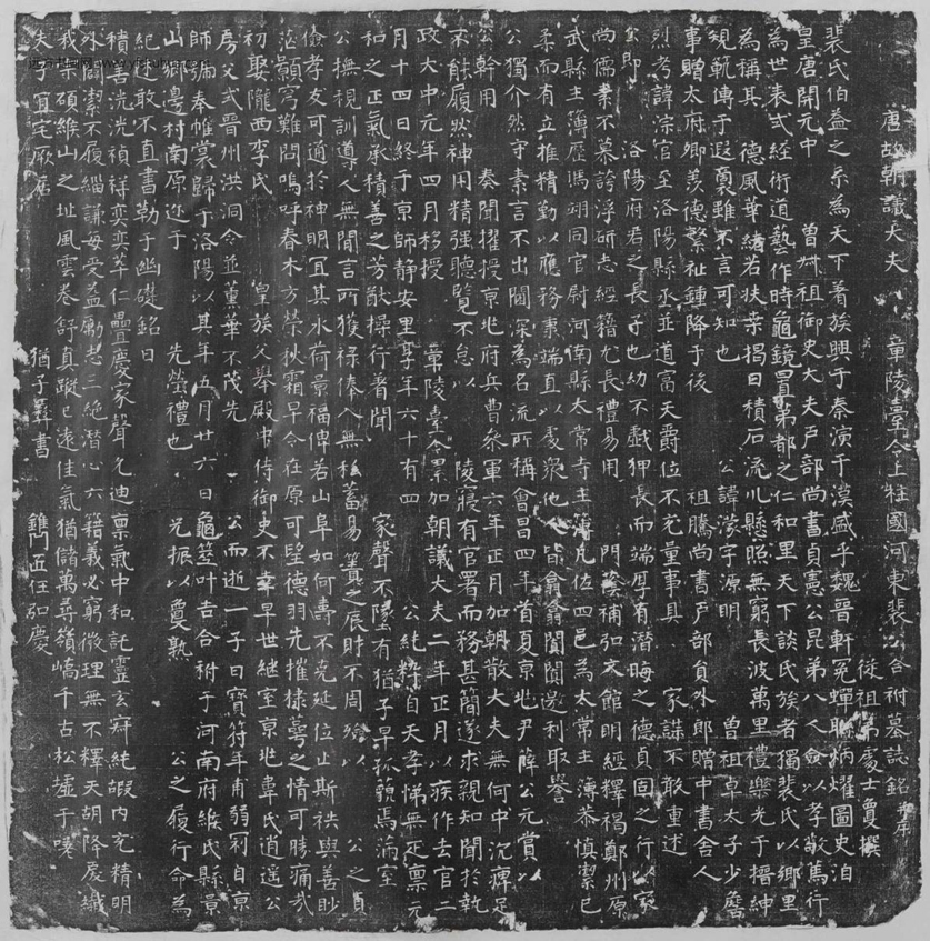 唐_佚名_朝议大夫章陵台令上柱国河东裴公（蒙）合符墓志铭_2