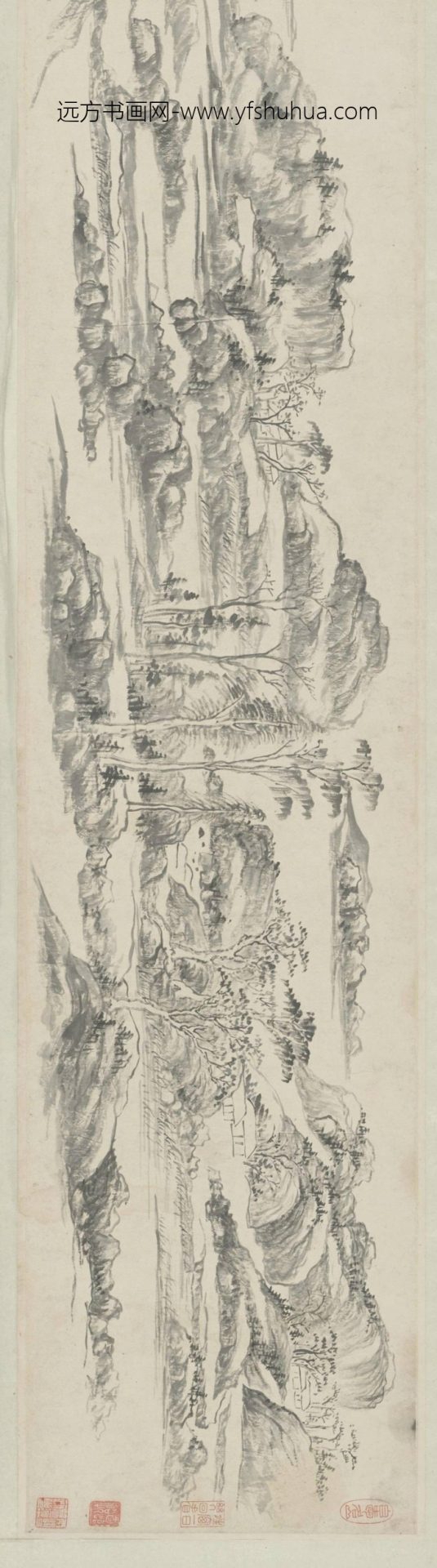 清-翁嵩年山水卷-新00092664_1 清-翁嵩年山水卷-新00092664_1