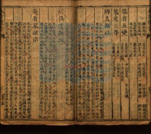 08979-琴譜合璧三卷_明李文芳序_呂蘭谷跋_俞彥序_明文林閣刻本1 08979-琴譜合璧三卷_明李文芳序_呂蘭谷跋_俞彥序_明文林閣刻本1