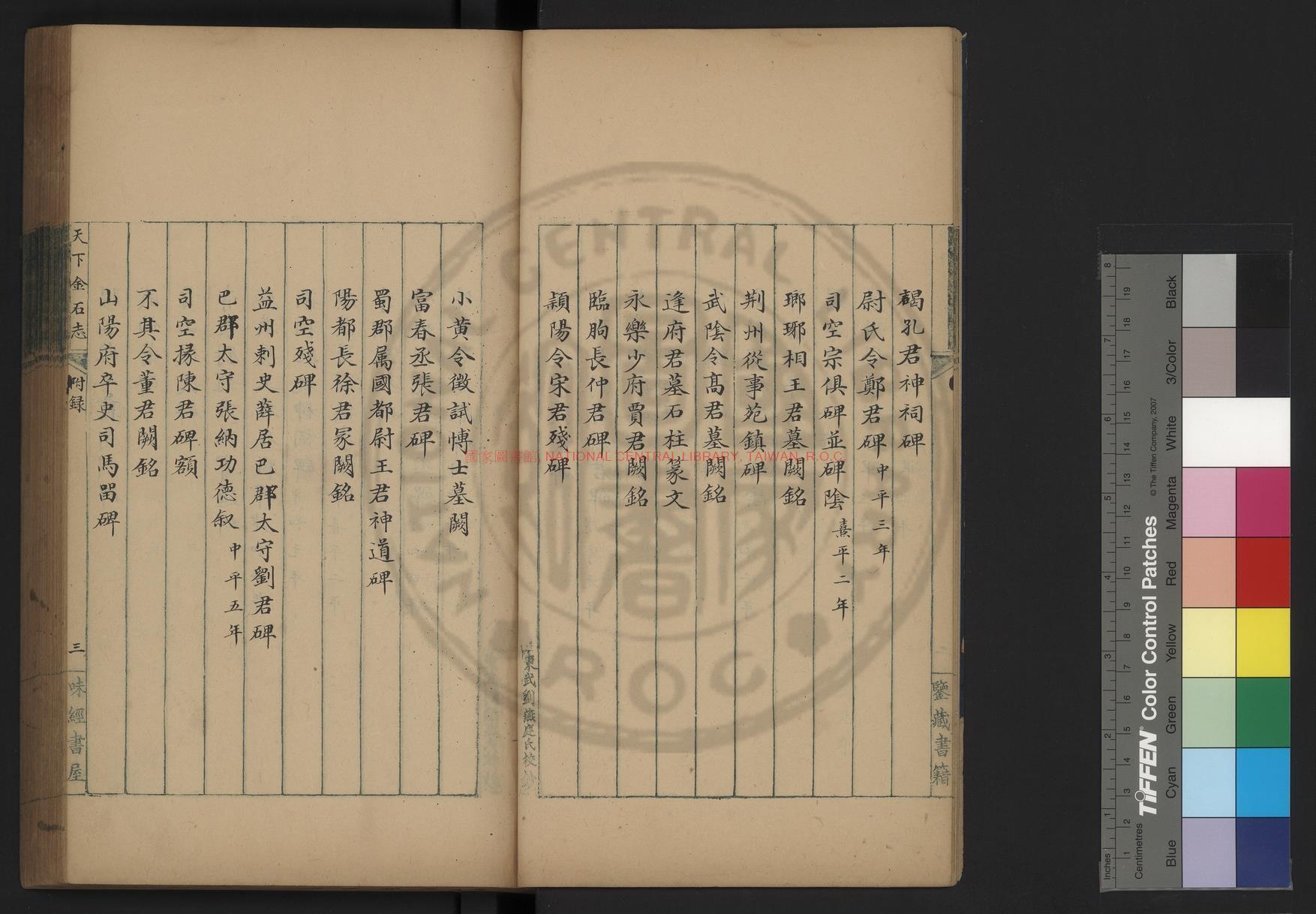 11758-天下金石志_(明)于奕正撰_舊鈔本1 11758-天下金石志_(明)于奕正撰_舊鈔本1