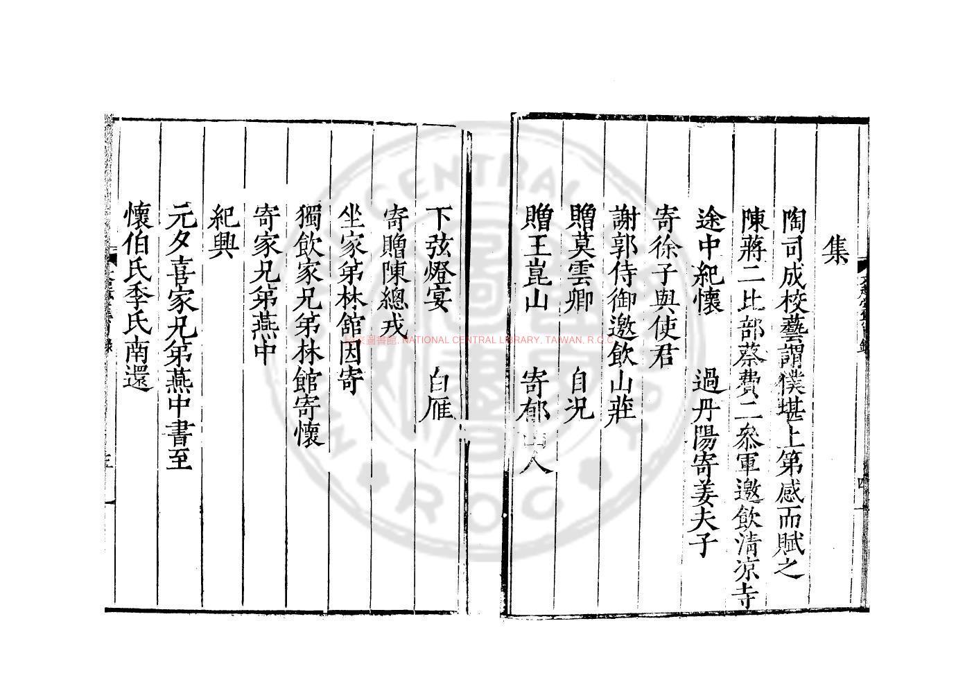 12333-文起堂集_(明)張獻翼撰_明萬曆初年原刊本1 12333-文起堂集_(明)張獻翼撰_明萬曆初年原刊本1