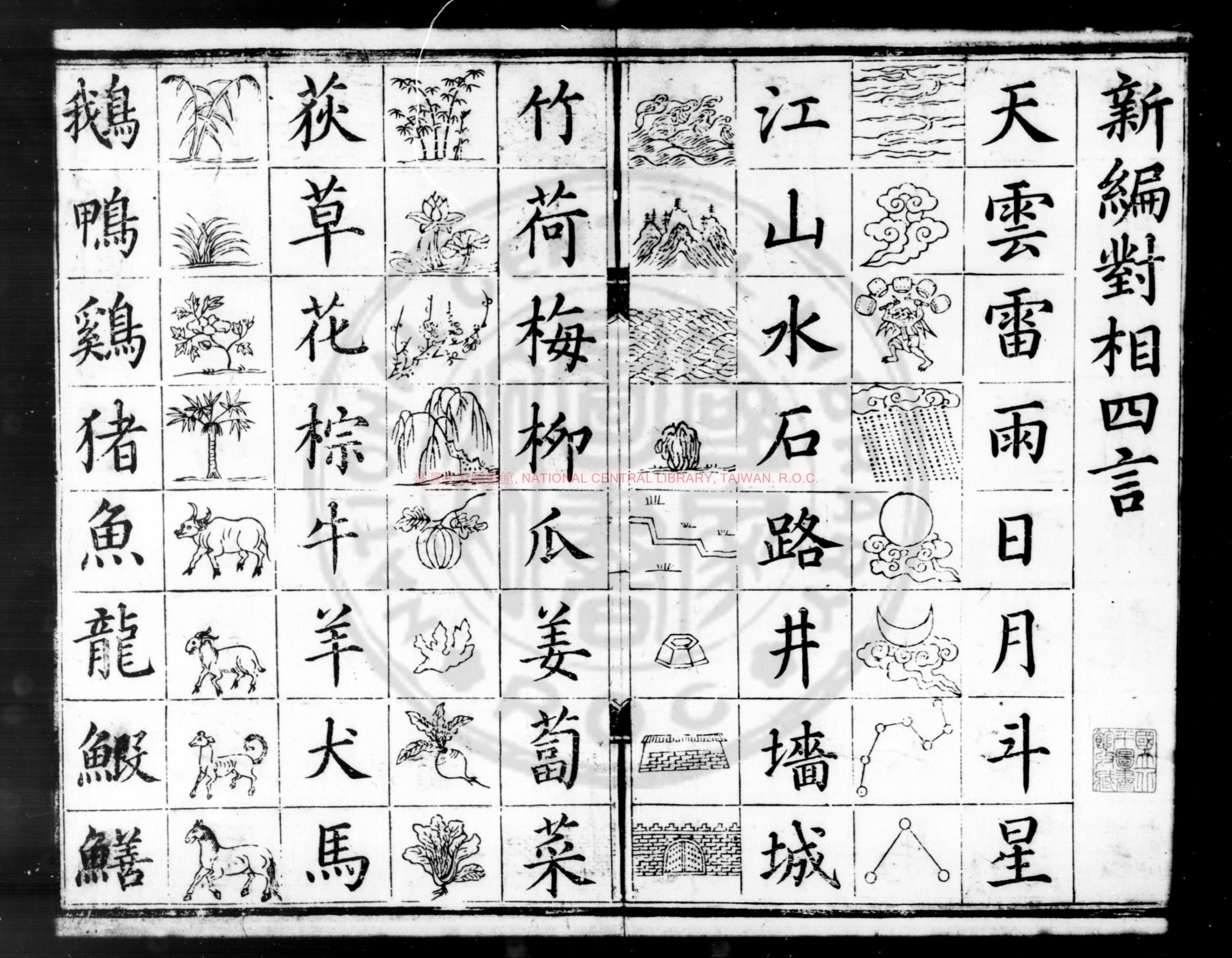13371-新編對相四言_不著編人_明刊黑口本0 13371-新編對相四言_不著編人_明刊黑口本0