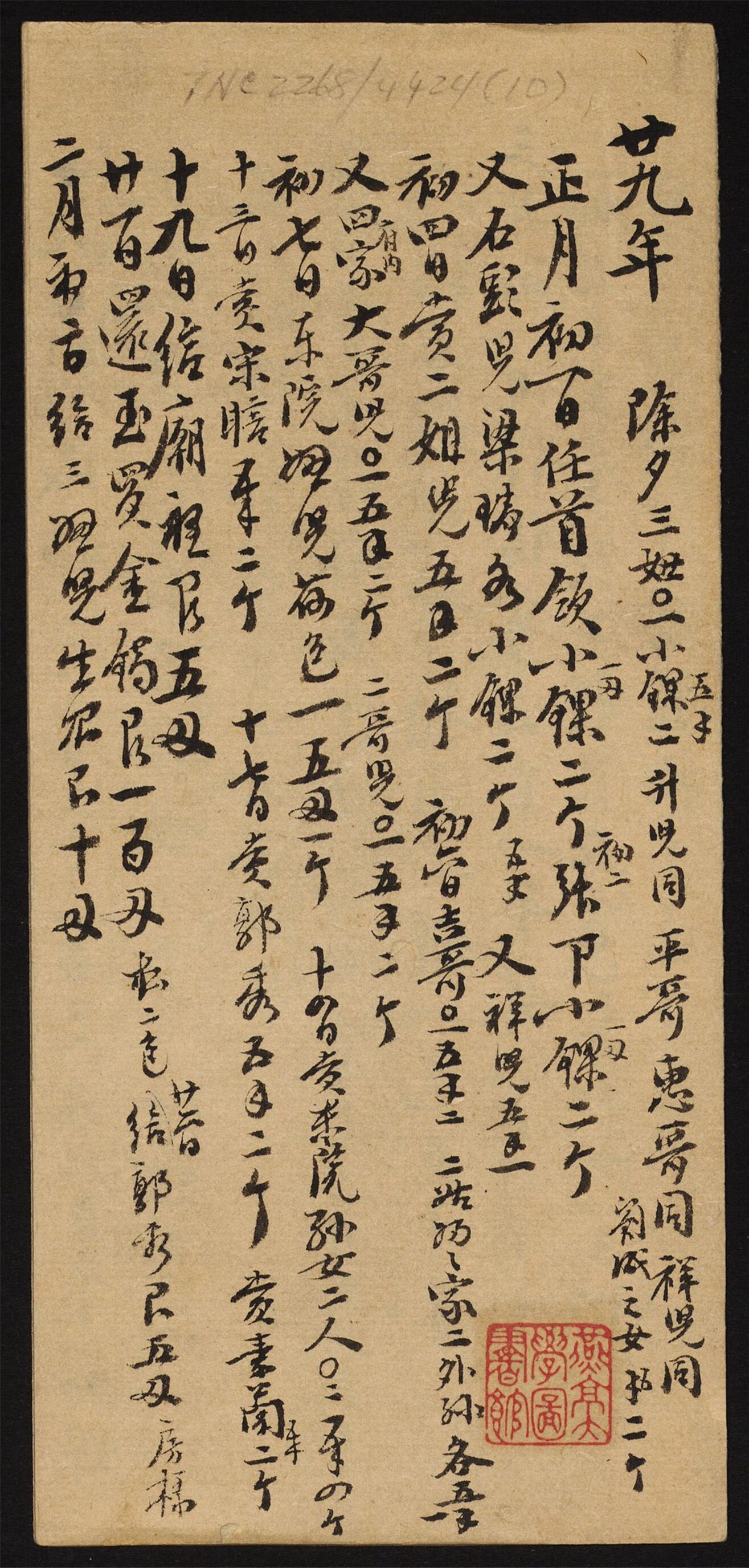 _清宗室敬征日记稿本_v._廿九年日记__