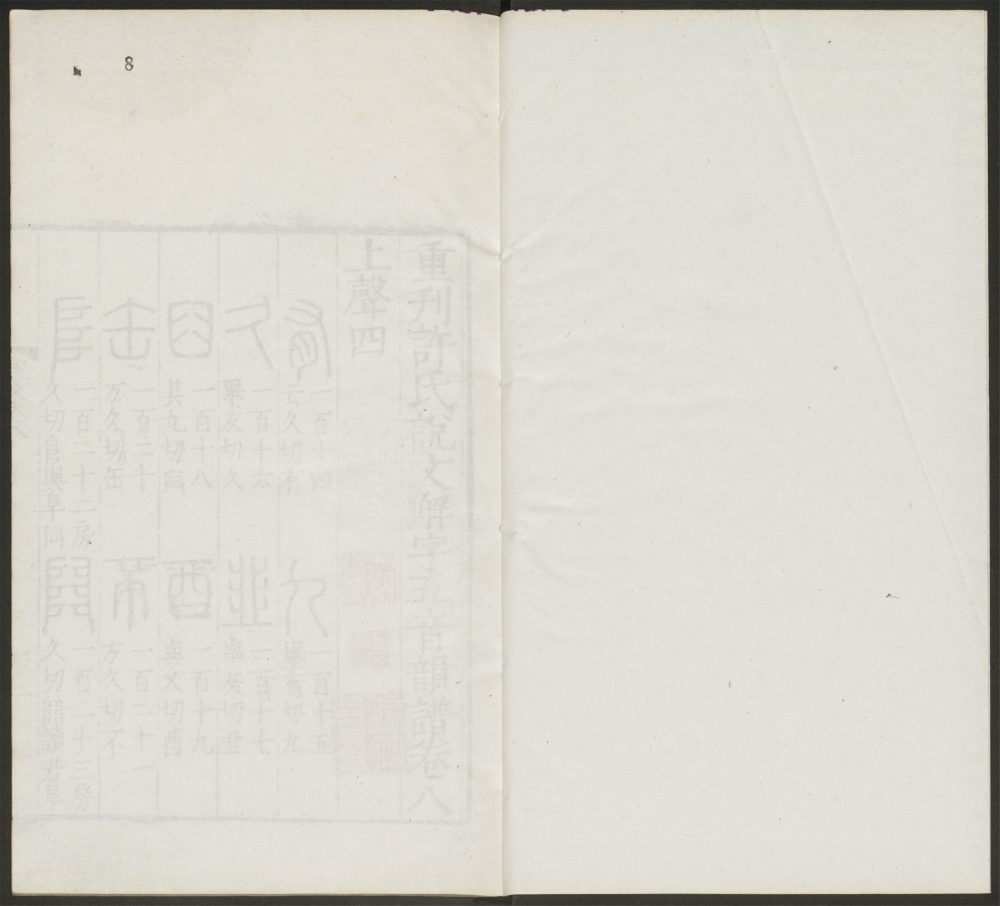 _重刊许氏说文解字五音韵谱_卷八_上声四__ _重刊许氏说文解字五音韵谱_卷八_上声四__