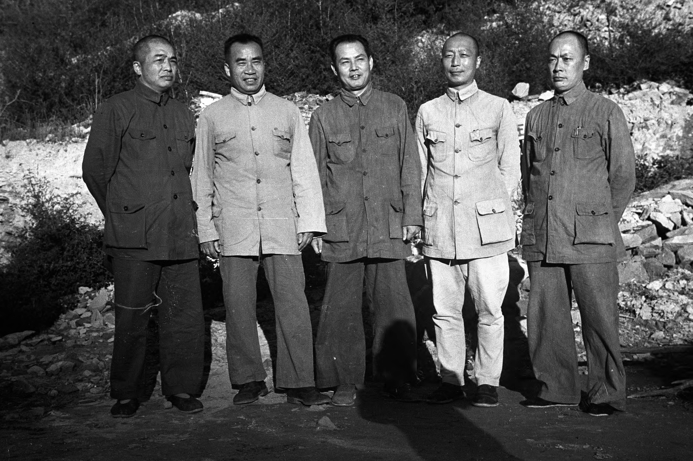 【JPG清晰版】._延安共产党高层领导人肖像