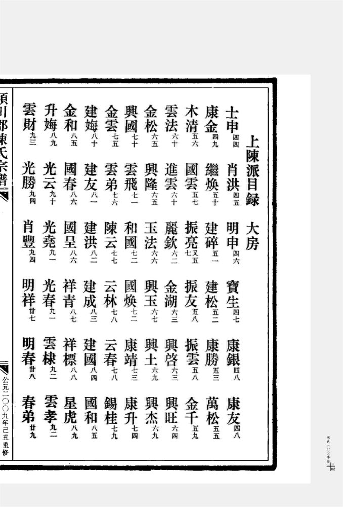 _【麗岙街道葉宅村】潁川郡陳氏宗譜_麗岙（年重修）四冊-__