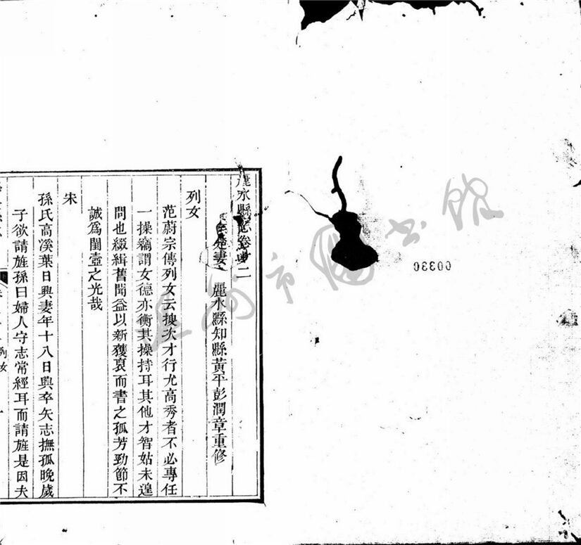 _同治麗水縣誌卷十二__
