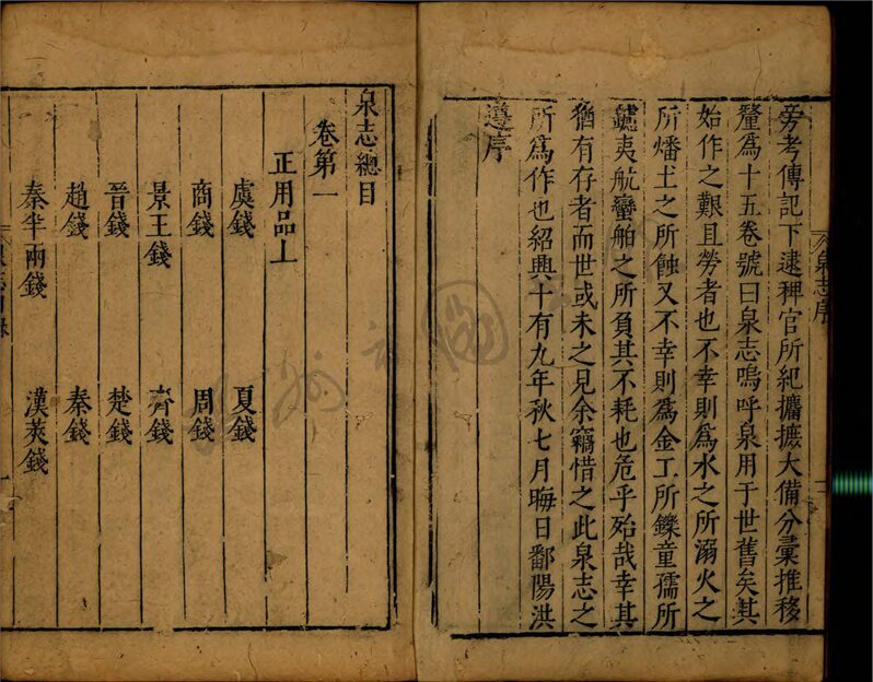 _泉志十五卷__ _泉志十五卷__