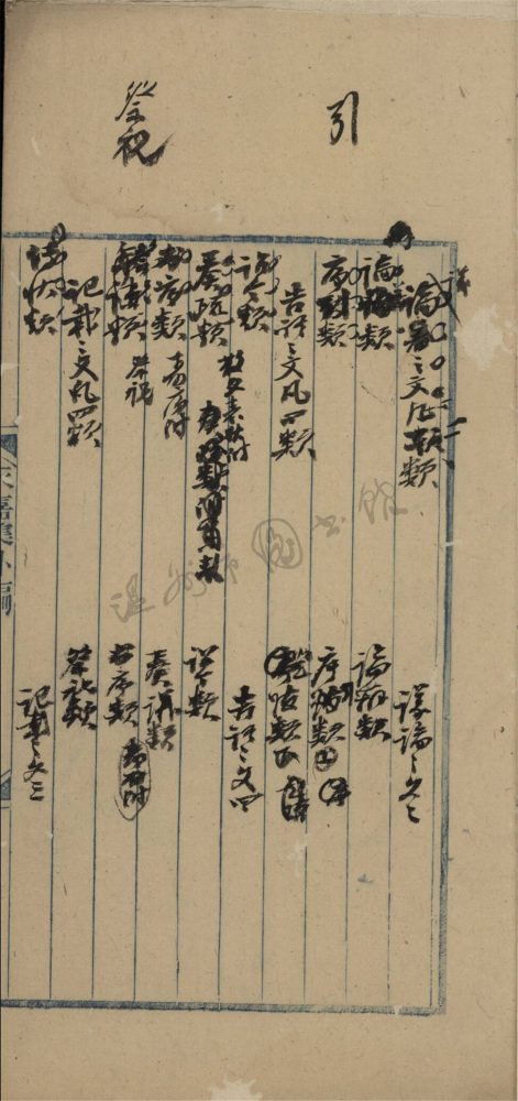 _孫.永嘉先生古文辭録目不分卷__ _孫.永嘉先生古文辭録目不分卷__