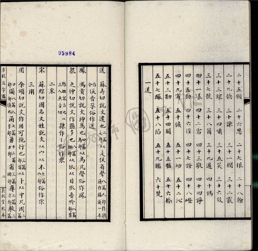 _字鑑五卷（第四冊卷四）__