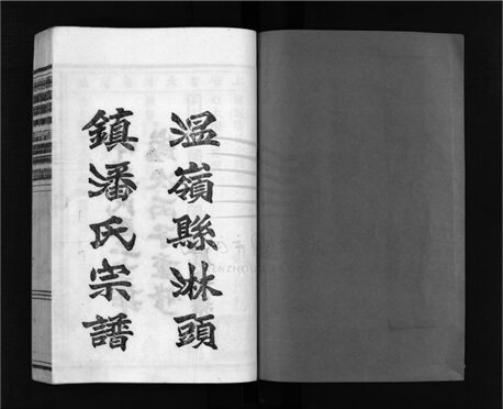 _[浙江溫嶺]重修淋頭潘氏宗譜二十六卷（第二冊卷二下）__