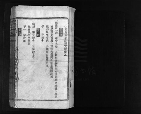 _[浙江樂清]重修呂岙呂氏宗譜四卷（第二冊卷三）__