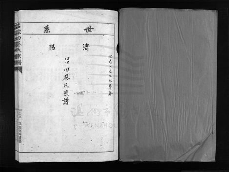 _[浙江樂清]重修呂家田蔡氏宗譜四卷（第二冊卷二）__