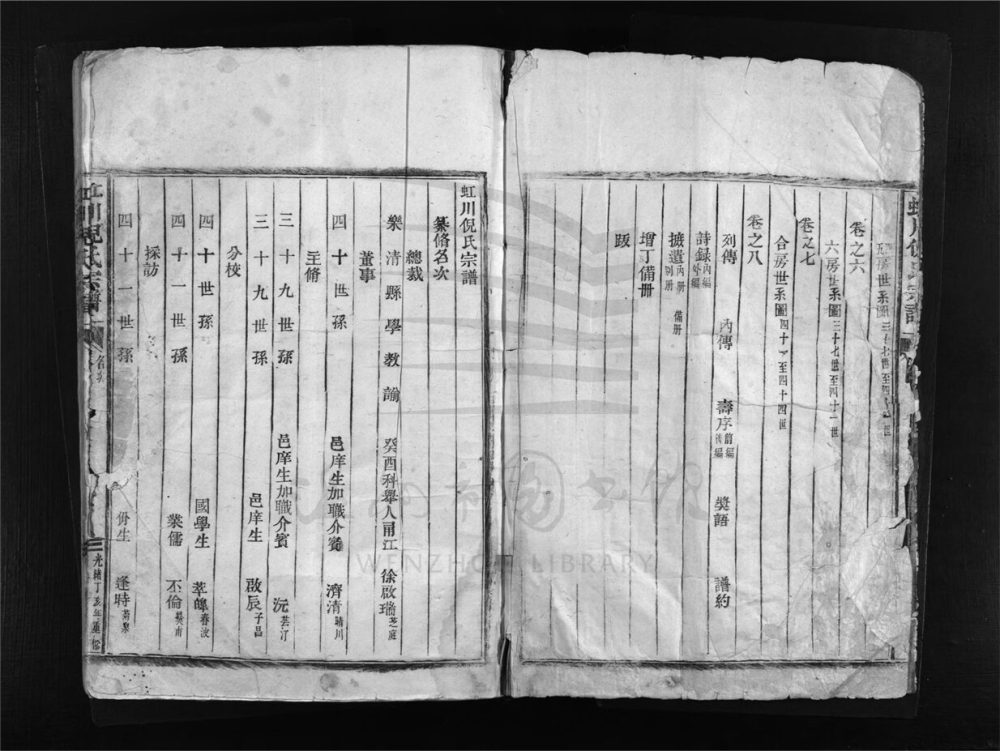 _[浙江樂清]重修虹川倪氏宗譜八卷__
