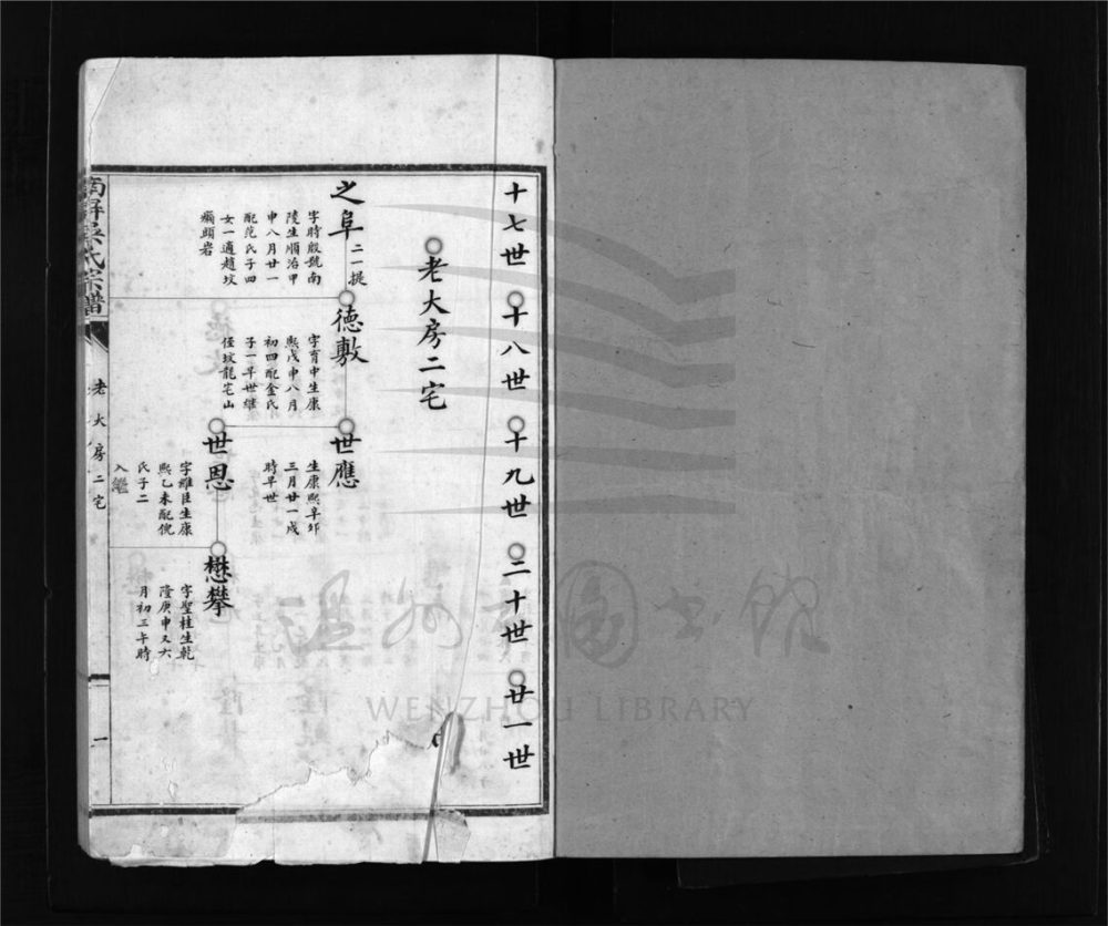 _[浙江樂清]重修南屏吳氏宗譜八卷（第四冊卷二）__