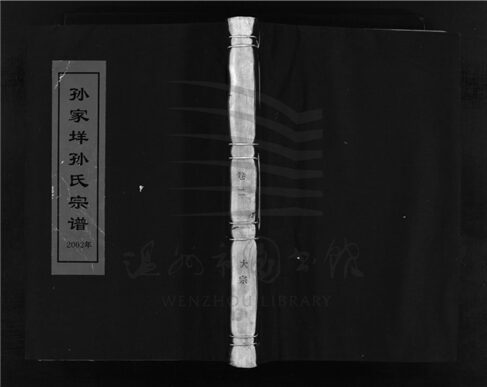 _[浙江樂清]重修孫家垟孫氏宗譜三卷（第二冊卷二）__