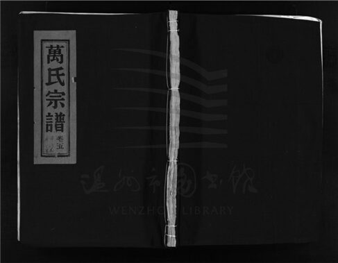 _[浙江樂清]增修龍門萬橋扶風萬氏宗譜（第五冊）__