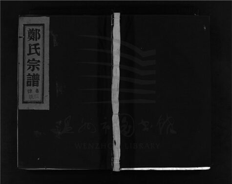 _[浙江樂清]重修雁陽郡鄭氏宗譜九卷（第四冊卷四）__