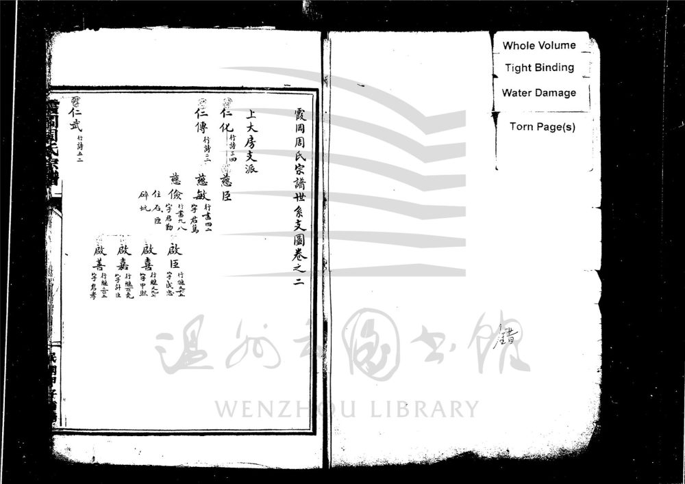 _[浙江永嘉]重修霞岡周氏宗譜（第二冊）__