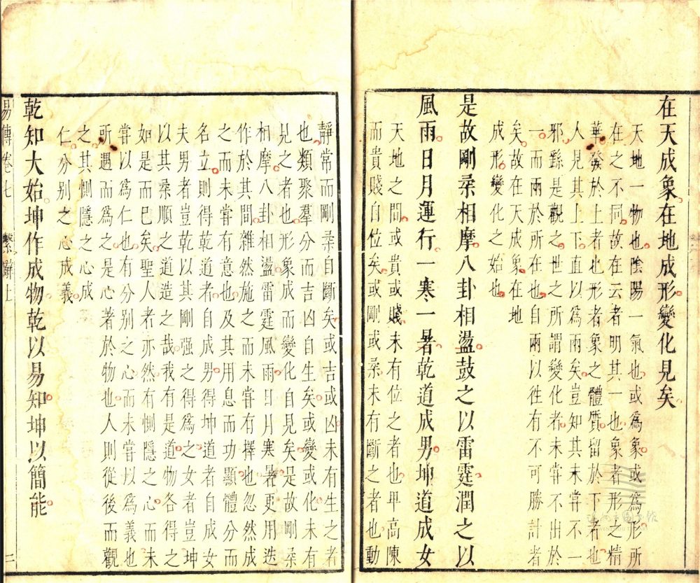 _易傳八卷（第四冊卷七至八、王輔嗣論易一卷）__