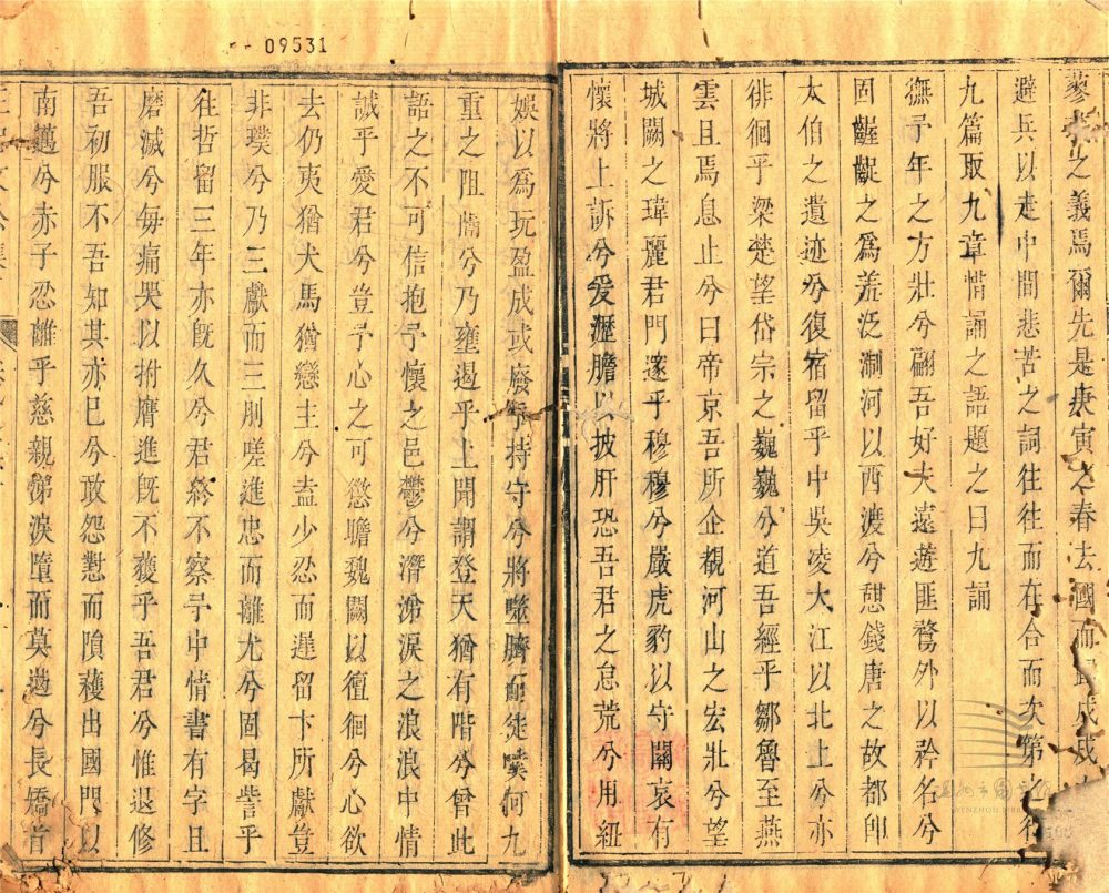 _王忠文公集二十五卷（第八冊卷二十至二十一）__