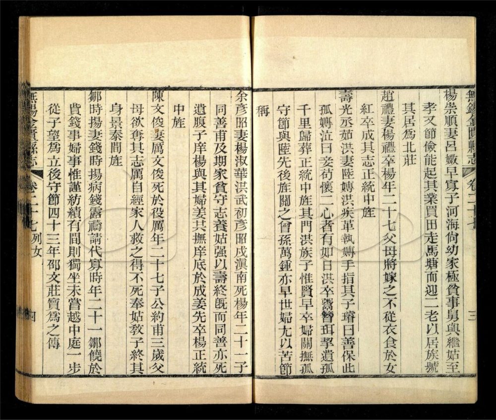 -【光緒】無錫金匮縣志四十卷首一卷-附殉難紳民表二卷，列女姓氏錄四卷-第十一册__