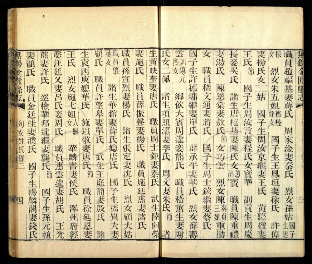 -【光緒】無錫金匮縣志四十卷首一卷-附殉難紳民表二卷，列女姓氏錄四卷-第二十册__