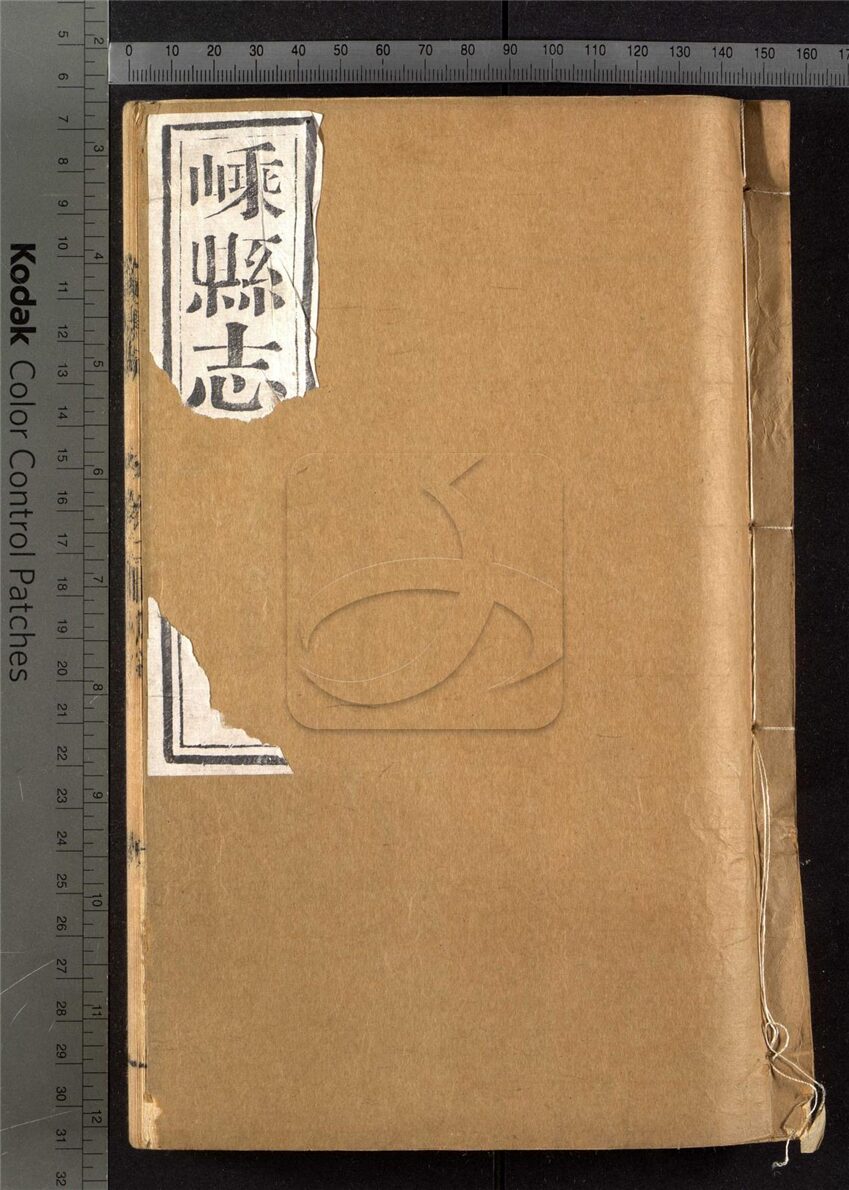 -【同治】嵊縣志二十六卷首一卷末一卷-第九册__