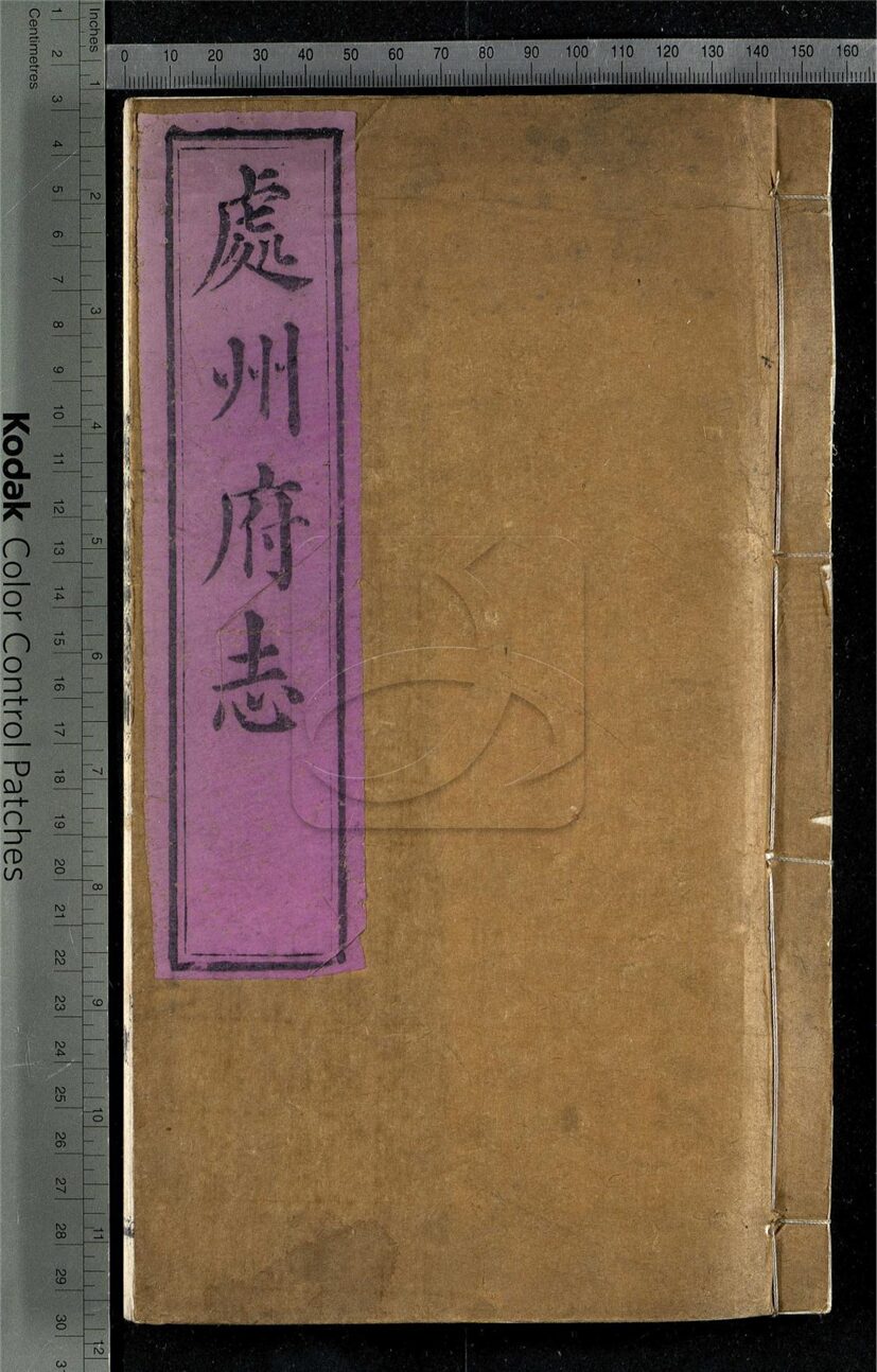 -【光緒】處州府志三十卷首一卷末一卷-第十一册__
