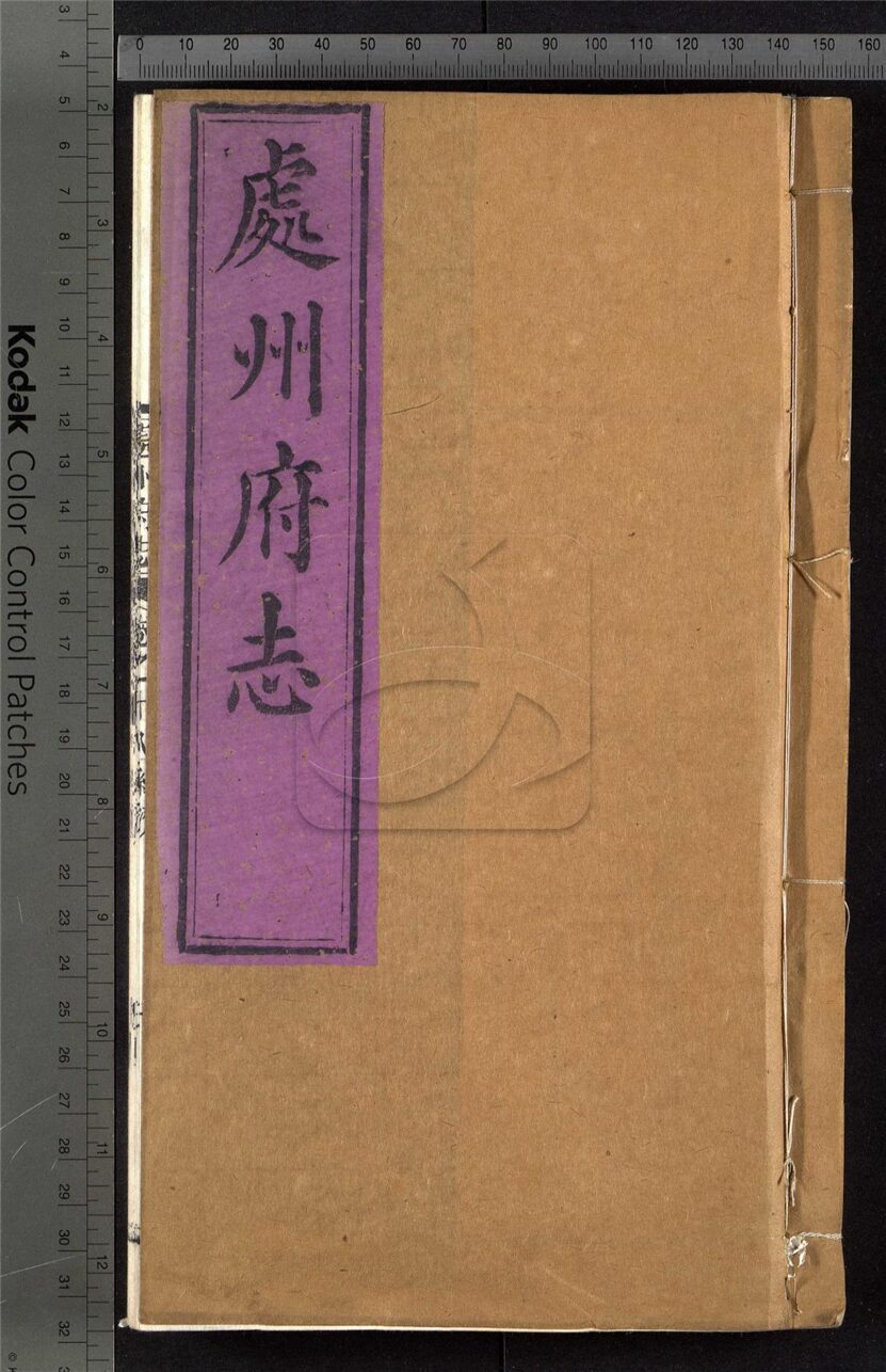 -【光緒】處州府志三十卷首一卷末一卷-第十七册__