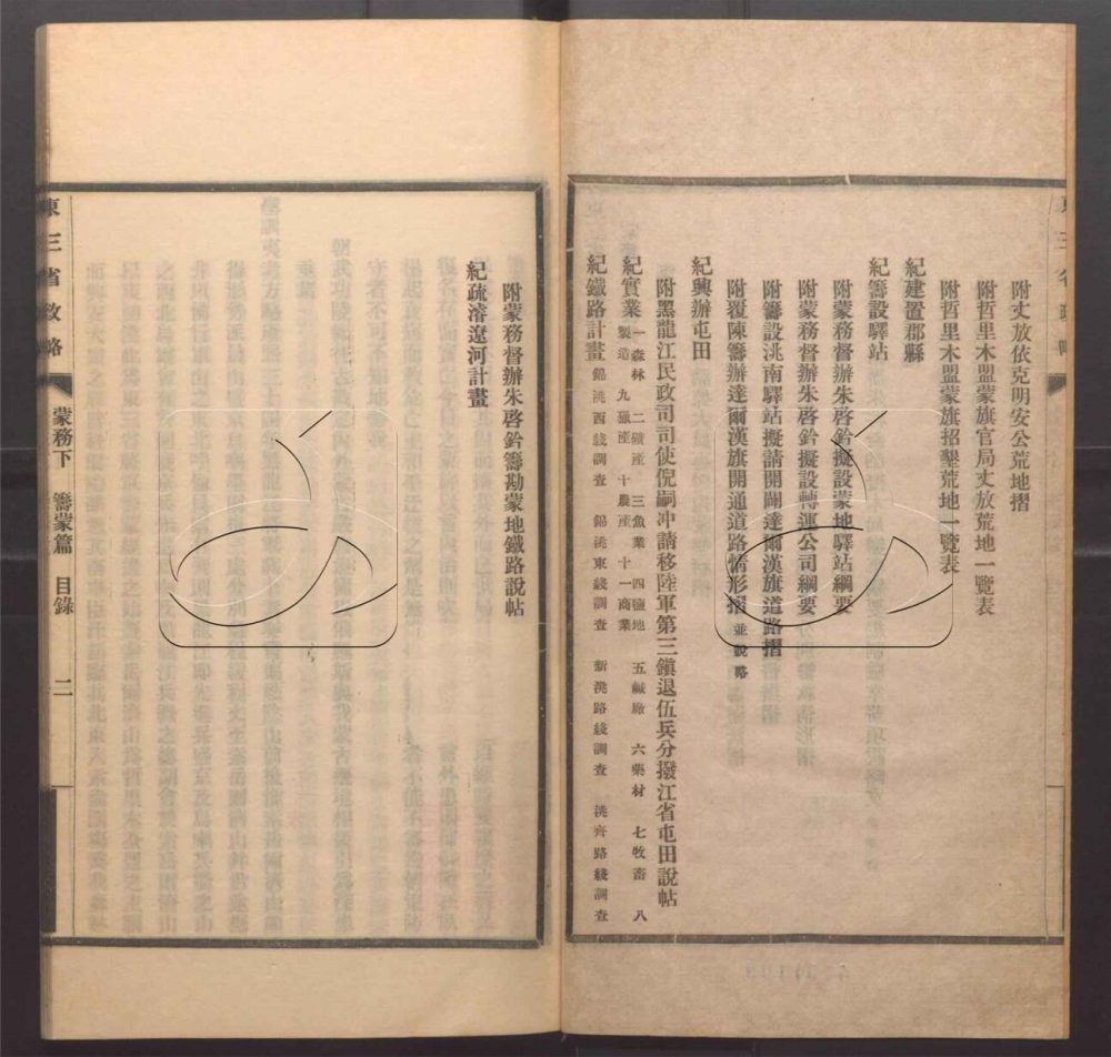 -東三省政略十二卷首一卷圖十封-第十册__ -東三省政略十二卷首一卷圖十封-第十册__