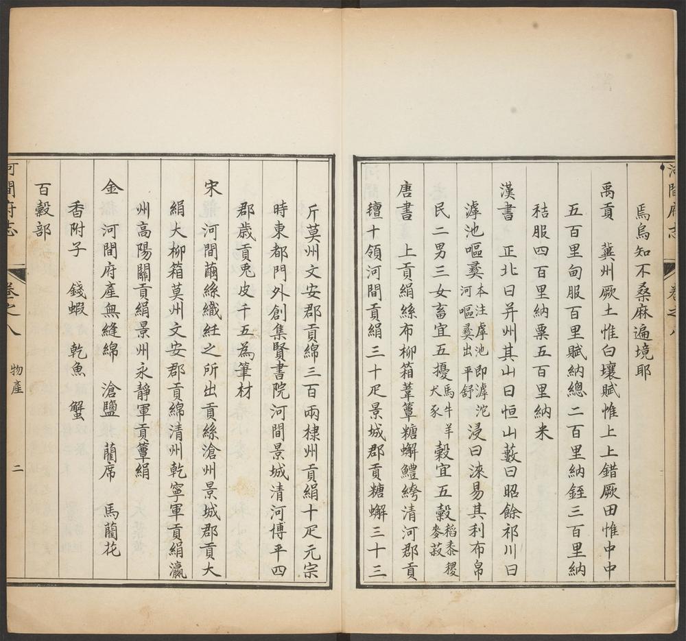 _河间府志_v.,卷八--十一__ _河间府志_v.,卷八--十一__