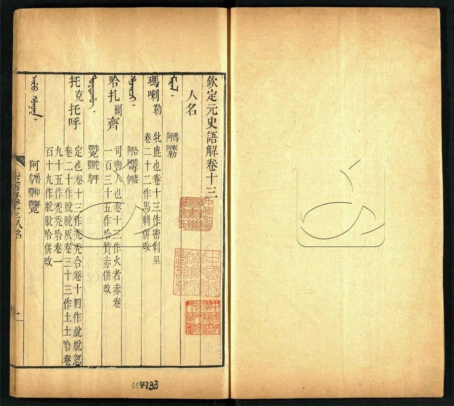 -欽定元史語解二十四卷-第六册__ -欽定元史語解二十四卷-第六册__